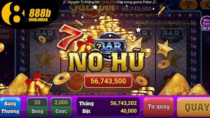 Các game slot nổ hũ 888b phổ biến